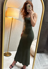 Elegantna Zelena Maxi Haljina
