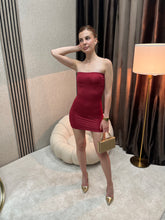 Mini haljina bordo