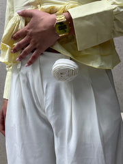 Elegantne pantalone bele