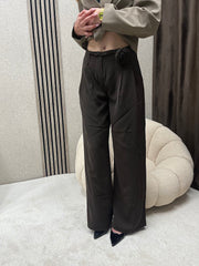 Elegantne pantalone braon